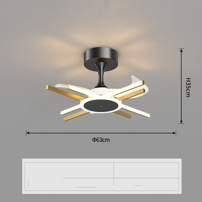 Lámpara Ventilador de Techo Nórdico Luxury - Diseño Moderno y Minimalista - Image 14