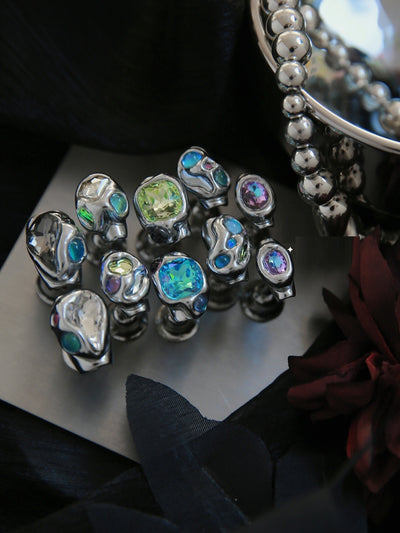 Uñas Personalizadas K9 con Gemas Incrustadas en Relieve - Image 20