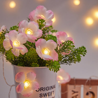 Guirnalda LED de Mariposas y Orquídeas para Decoración Exterior - Image 9