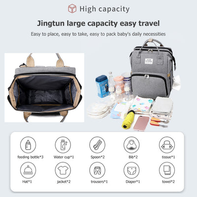 Mochila Maternal Transformable - Bolsa de Dormir Multifuncional para Mamá y Bebé - Image 19