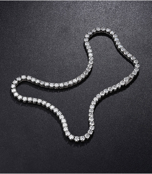 Cadena de Plata Esterlina con Garra Cuádruple Estilo Hip Hop para Hombre - Image 31