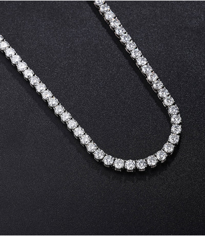 Cadena de Plata Esterlina con Garra Cuádruple Estilo Hip Hop para Hombre - Image 32