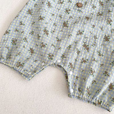 Pantalones de Trabajo con Tirantes Estampado Cuadros y Flores - Image 24