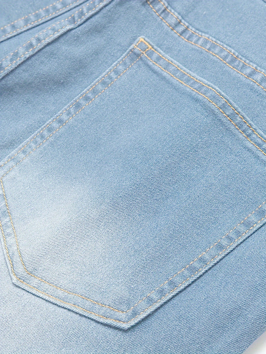 Pantalones Vaqueros Rotos con Parches Estilo Europeo y Americano para Hombre - Image 9