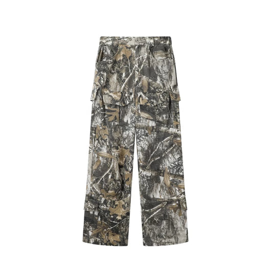 Overol Recto Desgastado con Estampado Camuflaje Vintage - Image 22