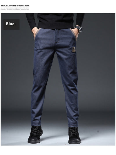 Pantalones Slim Straight con Bordado para Hombre - Image 8