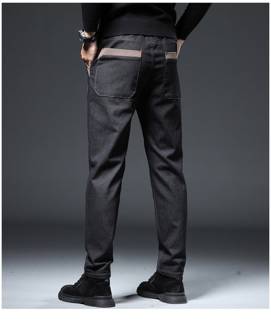 Pantalones Slim Straight con Bordado para Hombre - Image 10