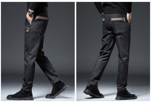 Pantalones Slim Straight con Bordado para Hombre - Image 11