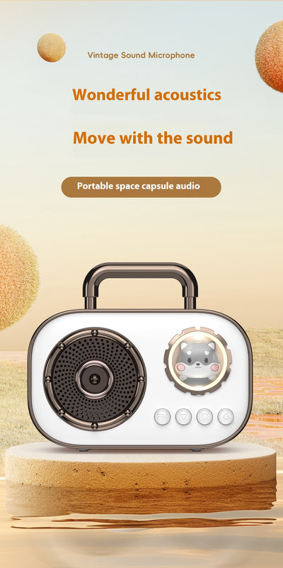 Parlante Bluetooth Retro Portátil para el Hogar - Image 18