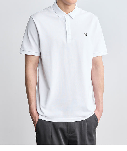 Polo Clásico con Bordado de Letras para Hombre - Image 10