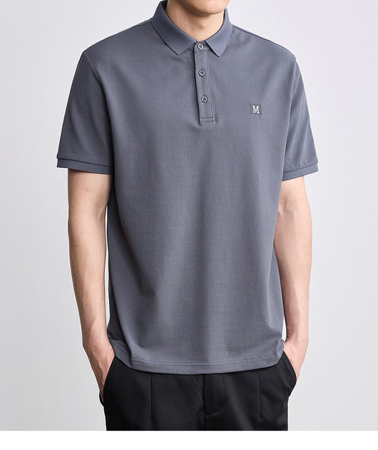 Polo Clásico con Bordado de Letras para Hombre - Image 11