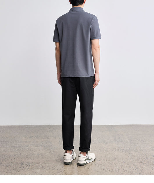 Polo Clásico con Bordado de Letras para Hombre - Image 12
