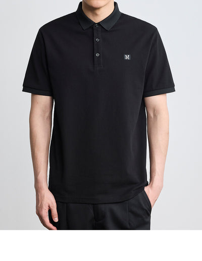 Polo Clásico con Bordado de Letras para Hombre - Image 13