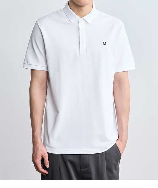Polo Clásico con Bordado de Letras para Hombre - Image 19