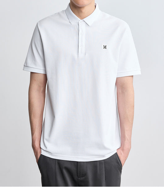 Polo Clásico con Bordado de Letras para Hombre - Image 21