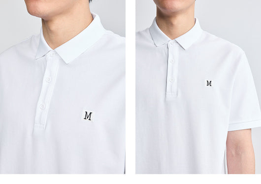 Polo Clásico con Bordado de Letras para Hombre - Image 23