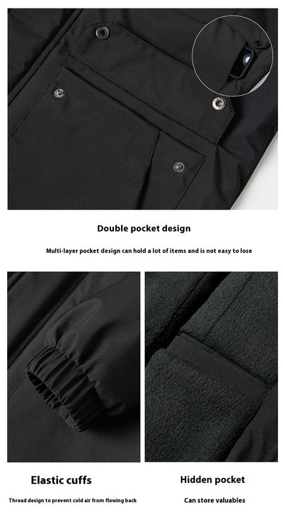 Chaqueta Acolchada Gruesa de Invierno para Hombre - Image 23