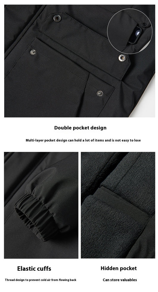 Chaqueta Acolchada Gruesa de Invierno para Hombre - Image 23