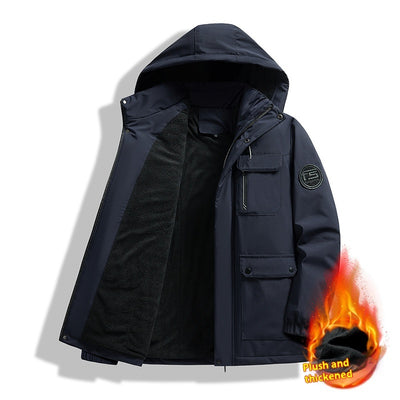 Chaqueta Acolchada Gruesa de Invierno para Hombre - Image 30