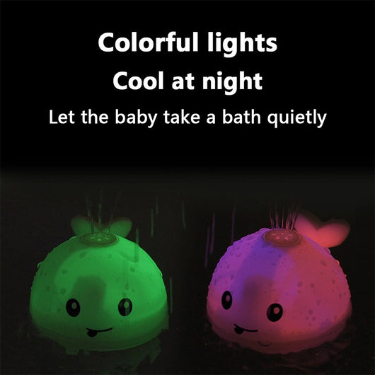 Juguete de Baño Ballena con Rociador Eléctrico por Inducción - Image 36