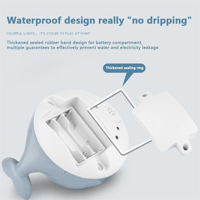 Juguete de Baño Ballena con Rociador Eléctrico por Inducción - Image 38