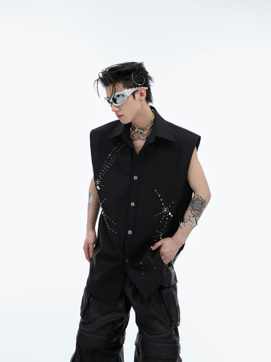 Chaleco Casual con Detalles de Strass - Chaqueta sin Mangas Elegante - Image 14