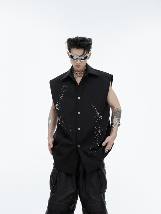 Chaleco Casual con Detalles de Strass - Chaqueta sin Mangas Elegante - Image 15