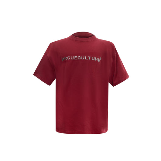 Camiseta de Algodón con Hombros Acolchados y Efecto Desgastado - Image 30