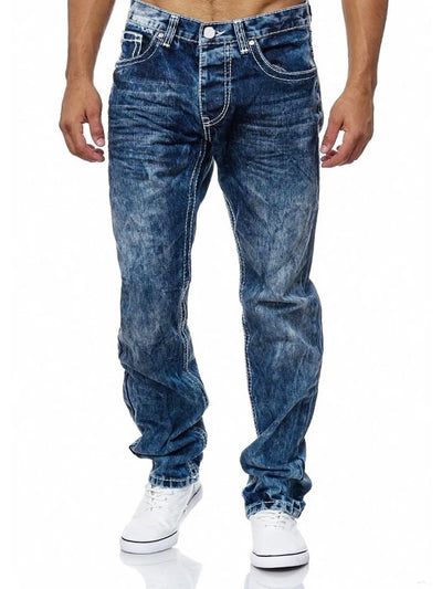 Jeans Rectos Clásicos para Hombre - Estilo Europeo y Americano - Image 10