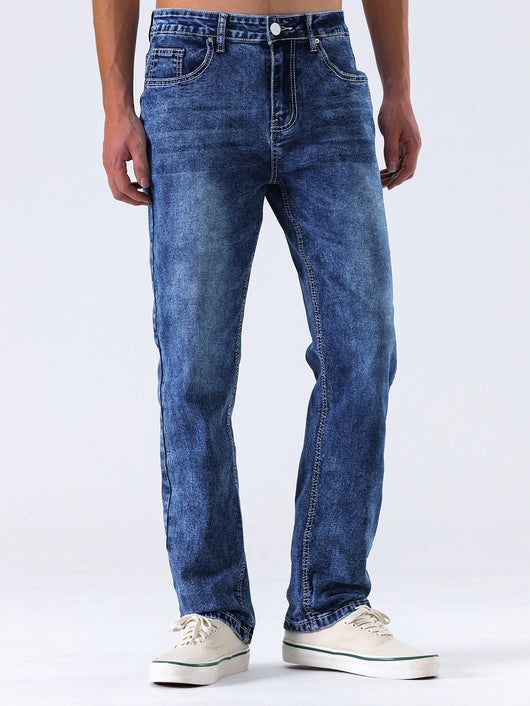 Jeans Rectos Clásicos para Hombre - Estilo Europeo y Americano - Image 12
