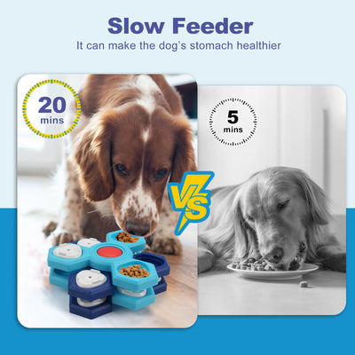 Comedero Puzzle Interactivo de 4 Capas para Perros - Comedero Lento Antideslizante - Image 10