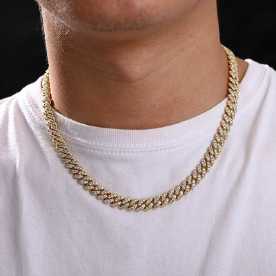 Collar de Plata Esterlina con Moissanita de 8mm y Cierre de Caja - Image 7