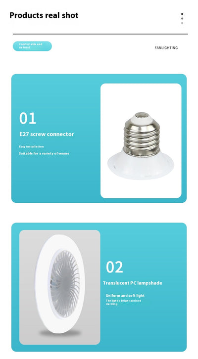 Ventilador LED Silencioso sin Instalación - Image 12