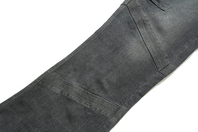 Pantalones Jeans Acampanados con Múltiples Bolsillos para Hombre - Image 27