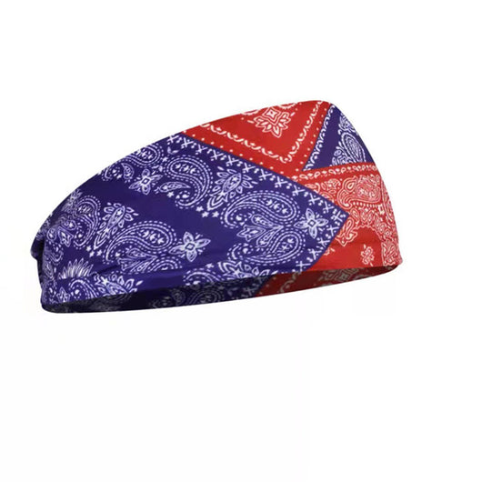 Banda Deportiva Elástica Geométrica Multicolor con Diseño Ancho - Image 12