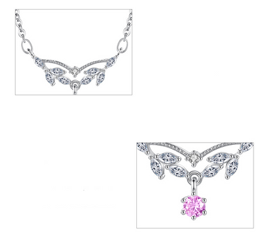 Collar de Plata Esterlina 925 con Diamante de Circonio - Image 9
