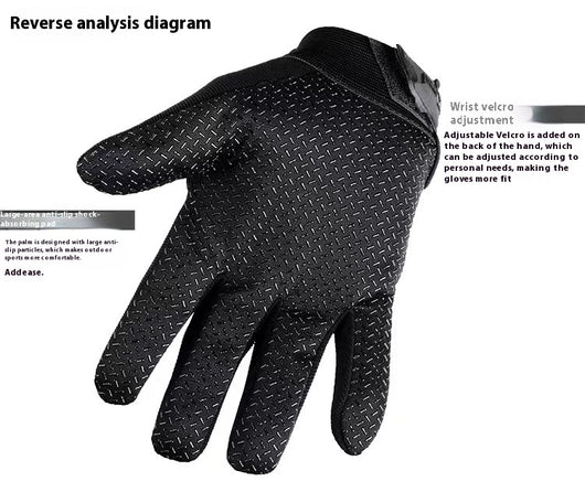Guantes Tácticos Sellados Army Fan para Motocicleta - Protección Total de Dedos con Agarre Antideslizante - Image 22