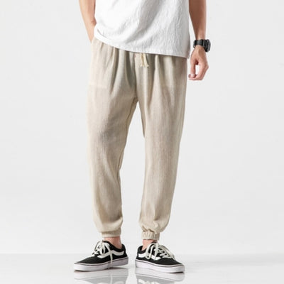 Pantalones Cortos de Lino para Hombre - Image 20