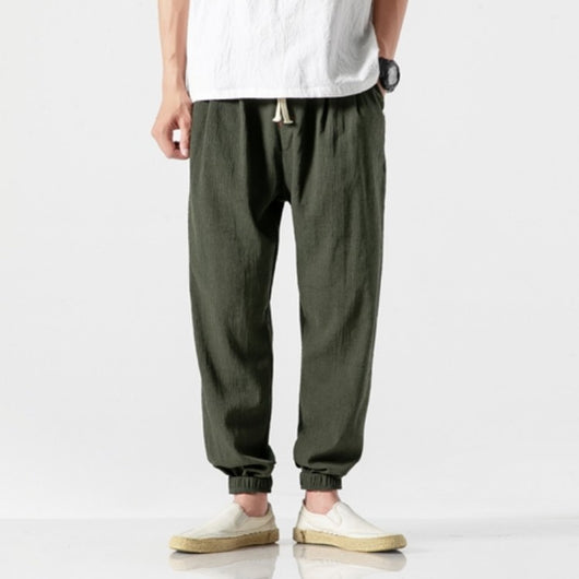 Pantalones Cortos de Lino para Hombre - Image 21