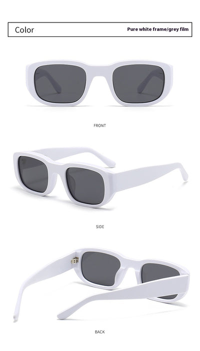 Gafas de Sol Hip Hop Retro Nylon con Cristales Gruesos - Image 17