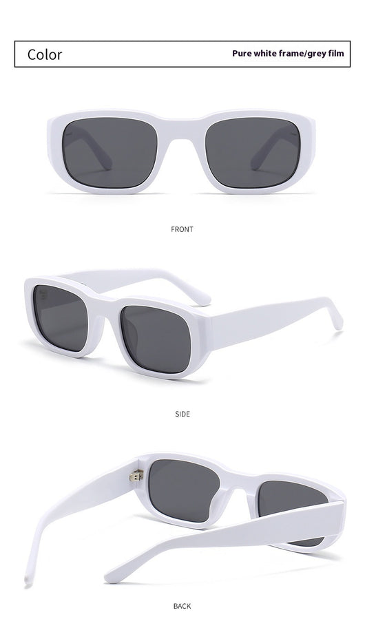 Gafas de Sol Hip Hop Retro Nylon con Cristales Gruesos - Image 17