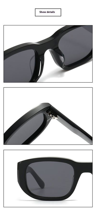 Gafas de Sol Hip Hop Retro Nylon con Cristales Gruesos - Image 19
