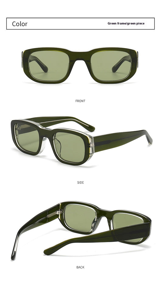 Gafas de Sol Hip Hop Retro Nylon con Cristales Gruesos - Image 21
