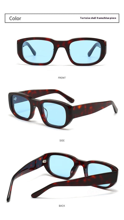 Gafas de Sol Hip Hop Retro Nylon con Cristales Gruesos - Image 23