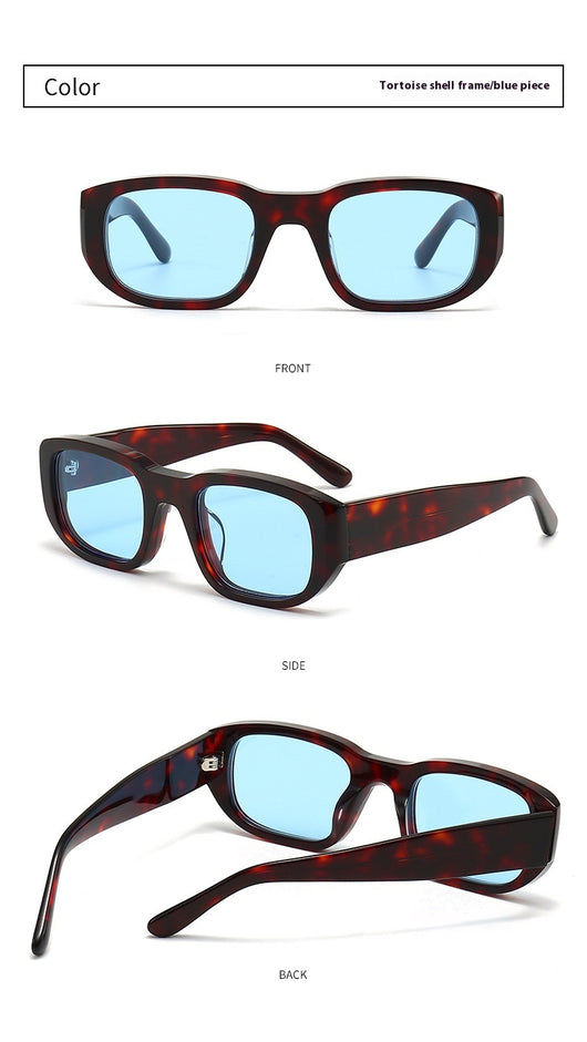 Gafas de Sol Hip Hop Retro Nylon con Cristales Gruesos - Image 23
