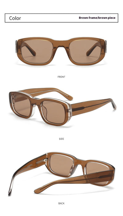 Gafas de Sol Hip Hop Retro Nylon con Cristales Gruesos - Image 24