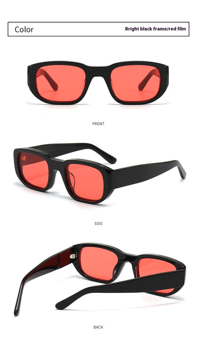 Gafas de Sol Hip Hop Retro Nylon con Cristales Gruesos - Image 25