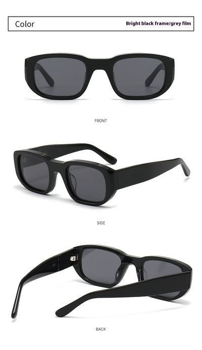 Gafas de Sol Hip Hop Retro Nylon con Cristales Gruesos - Image 27