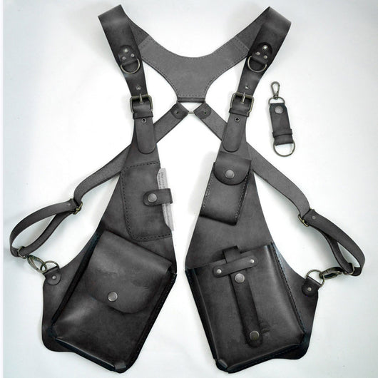 Billetera Steampunk Medieval de Cuero para Cinturón - Image 14