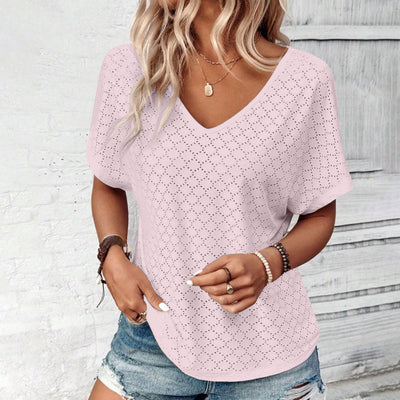 Camiseta Hueca Jacquard para Mujer - Image 14